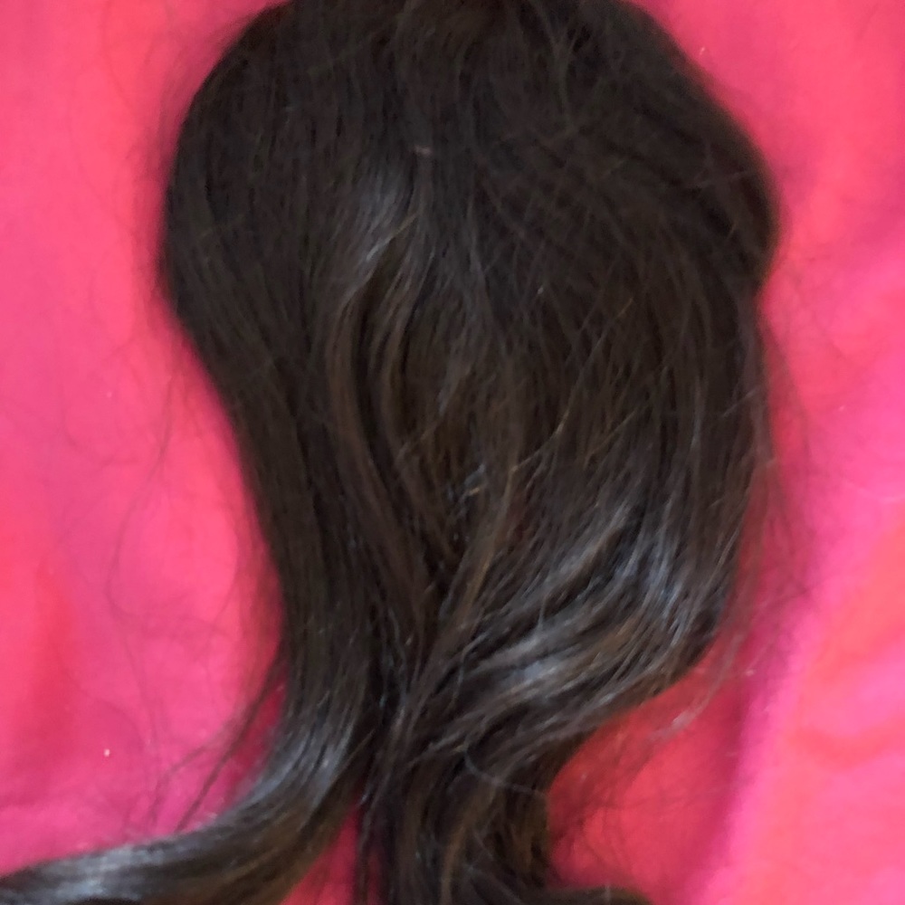 Bellami side swept Clip in bangs